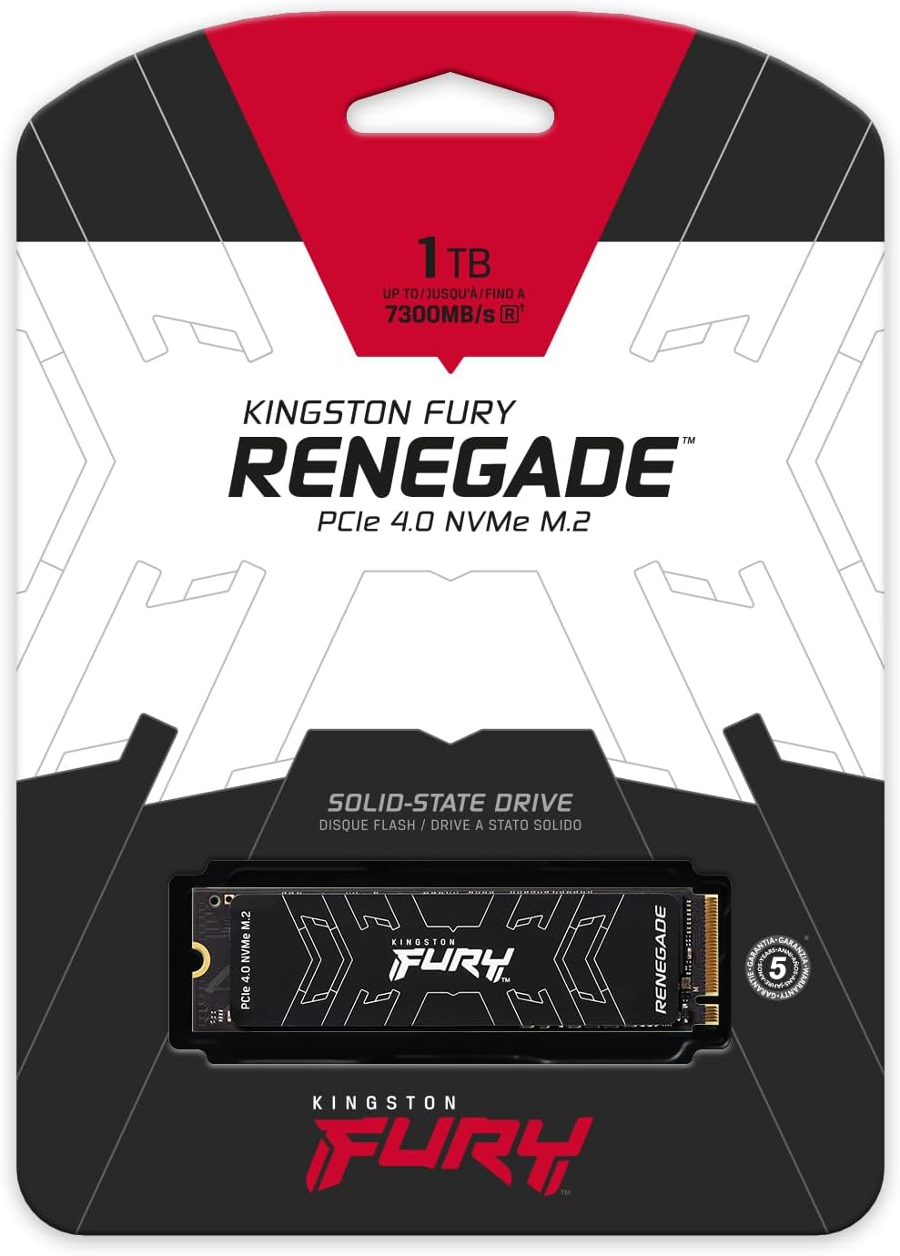 Kingston M.2 NVME SSD 1TB Fury Renegade Kingston M.2 NVME SSD 1TB Fury Renegade